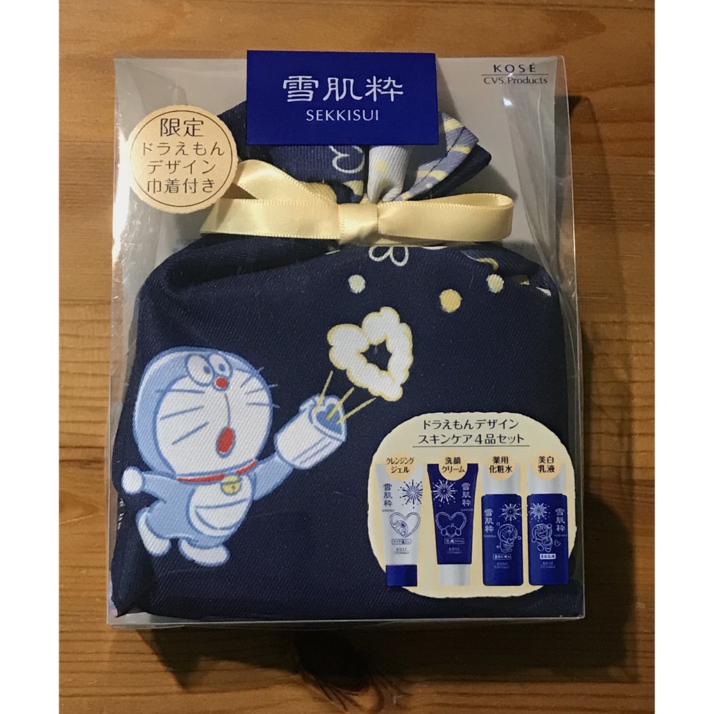 【只賣好東西】期間限定日本哆啦A夢×雪肌粹套裝旅行組（夏之花火）