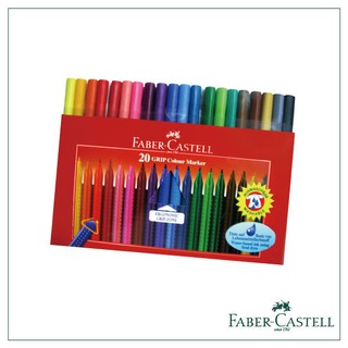 【育樂文具行】Faber - Castell 握得住抗壓三角筆桿 彩色筆 20色