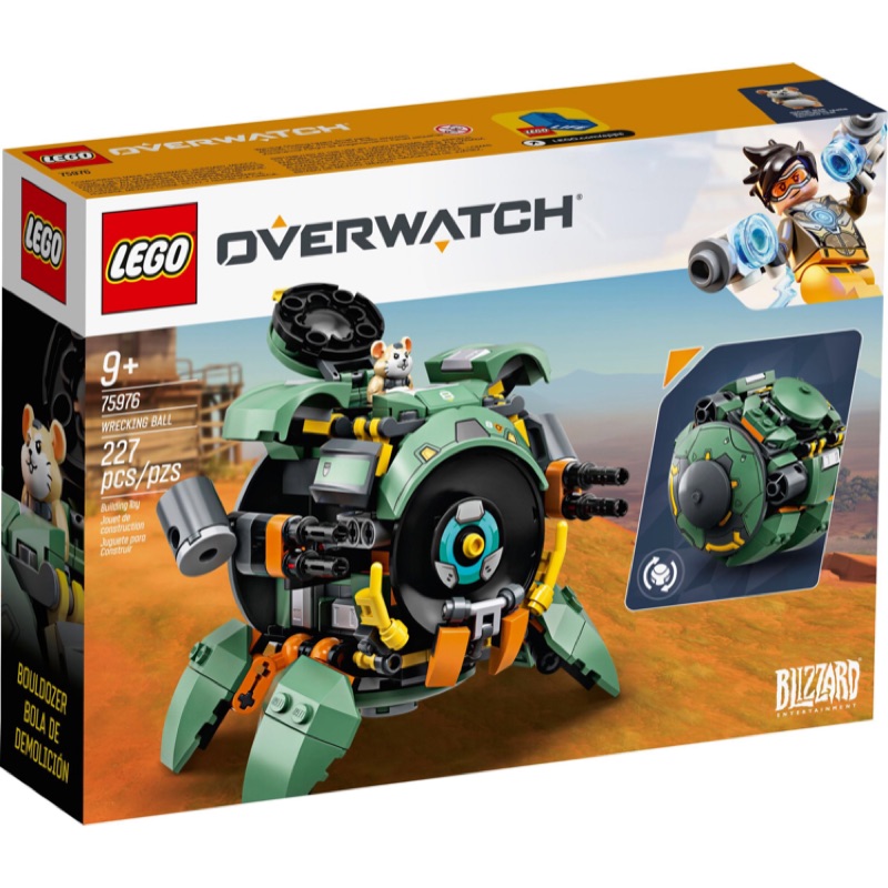 盒損[BrickHouse] LEGO 樂高 Overwatch 系列 75976 Wrecking Ball 全新