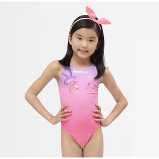 芭比游泳👣Marium女童競賽型泳衣A8070-Alice Wonderland