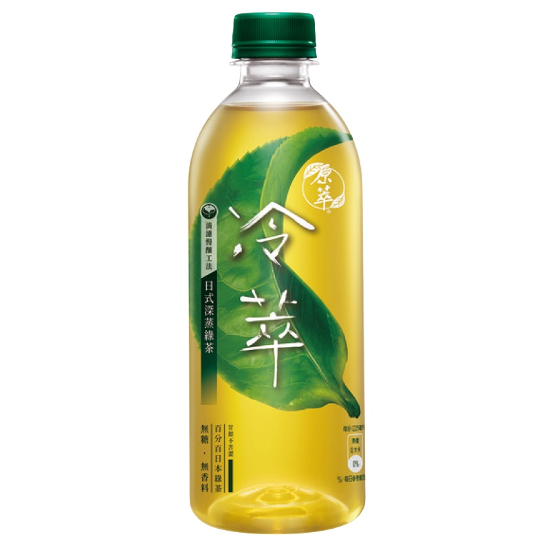 原萃 冷萃日式深蒸綠茶[箱購]  450ml x 24【家樂福】