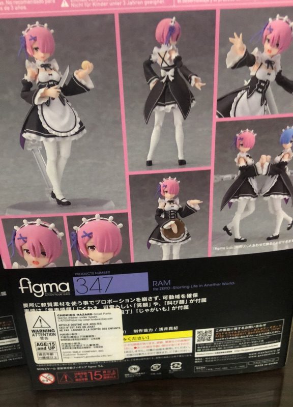 現貨特價免運代理版figma 346 347 雷姆拉姆全新 蝦皮購物