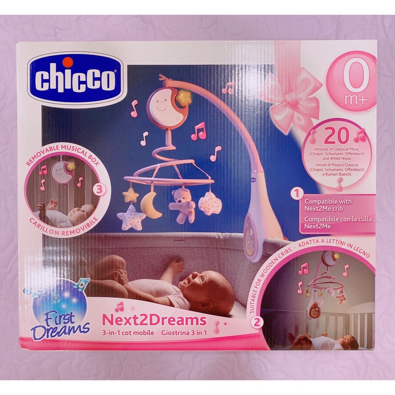 cot mobile for chicco next to me