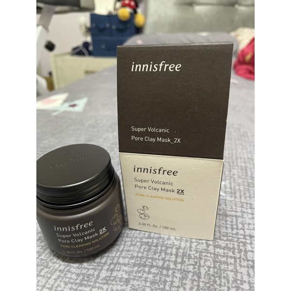 全新未使用innisfree濟州島火山泥面膜