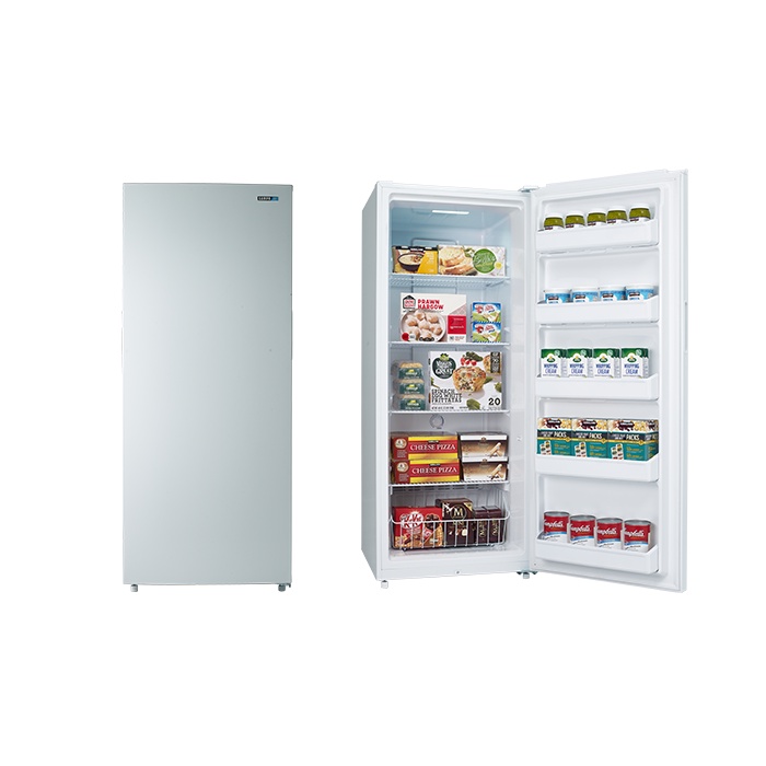 《好樂家》聲寶【SRF-455F】455公升直立式 (髮絲銀)冷凍櫃  新品325FD變頻