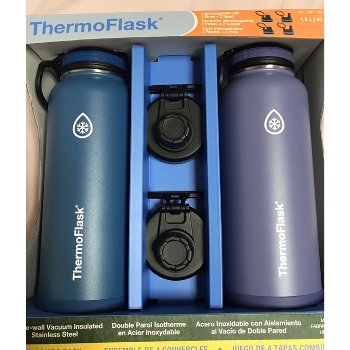Costco 人氣商品thermoflask 不鏽鋼保溫瓶 （一組兩個）