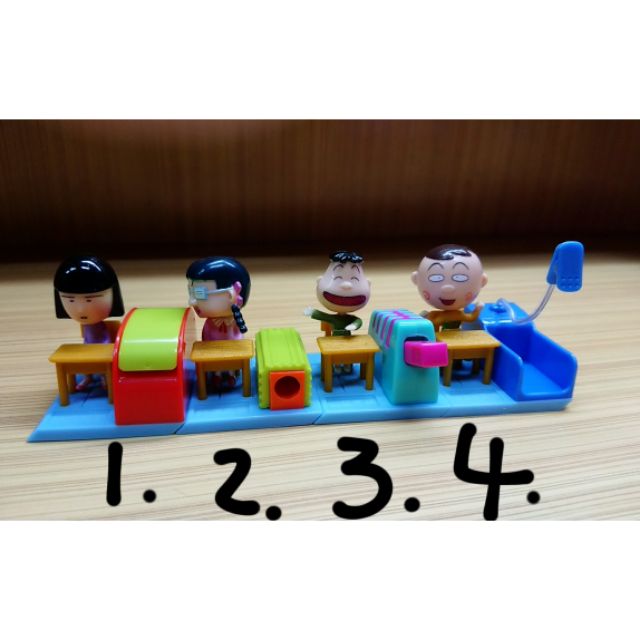 7-11 小丸子 文具公仔