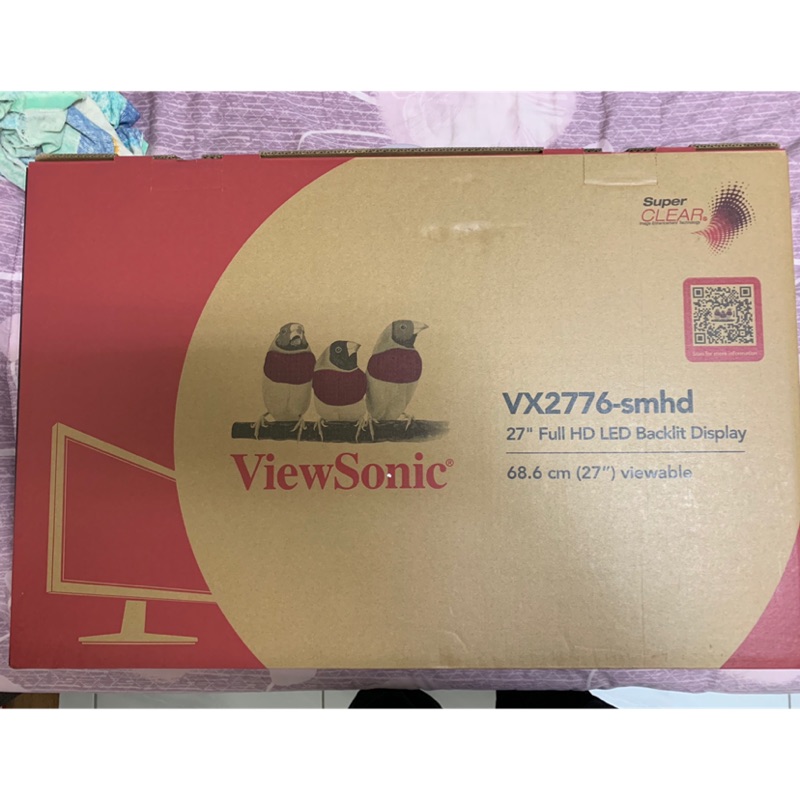 ViewSonic-VX2776-smhd（27吋）電腦螢幕