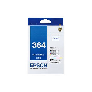 EPSON 1黑3彩超值量販包 T364650/NO.364 原廠墨水匣