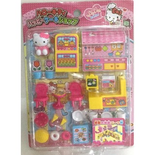 Hello Kitty 凱蒂貓-精緻小而美蛋糕店場景組玩具