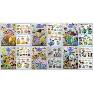 (TS SHOP)迪士尼 tsum tsum 維尼 跳跳虎 驢子豬米奇 行李箱貼紙 安全帽貼紙 汽車 機車貼紙 防水貼紙