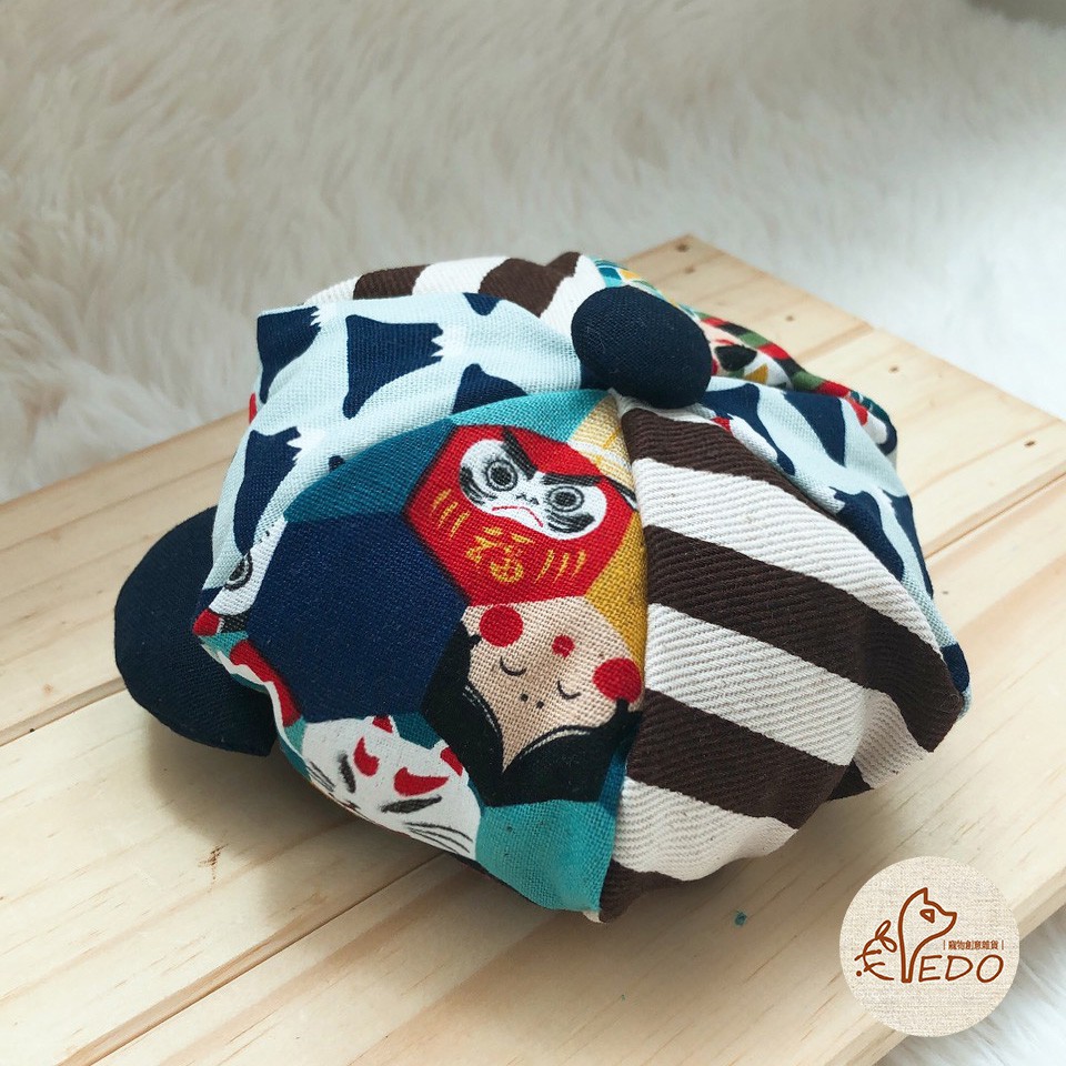 毛pedo 和風拼布手作寵物帽 狗狗帽子配飾百搭拍照帽子法鬥配飾帽子柯基柴犬貓咪帽子 蝦皮購物