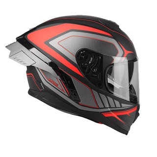 LAZER Rafale 安全帽 HEXA 消光黑紅 全罩 進口帽 內墨片 快拆鏡片 通風 比利時品牌