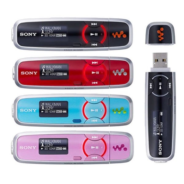SONY NWZ-B135F 2G隨身碟 高音質麥克風,錄音筆 MP3 隨身聽 FM收音機,簡易包裝,近全新,紅