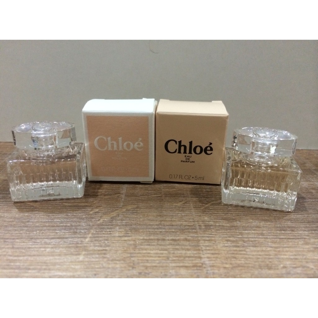 Chloe白玫瑰女性淡香水5ML+Chloe同名淡香精5ML/小香水