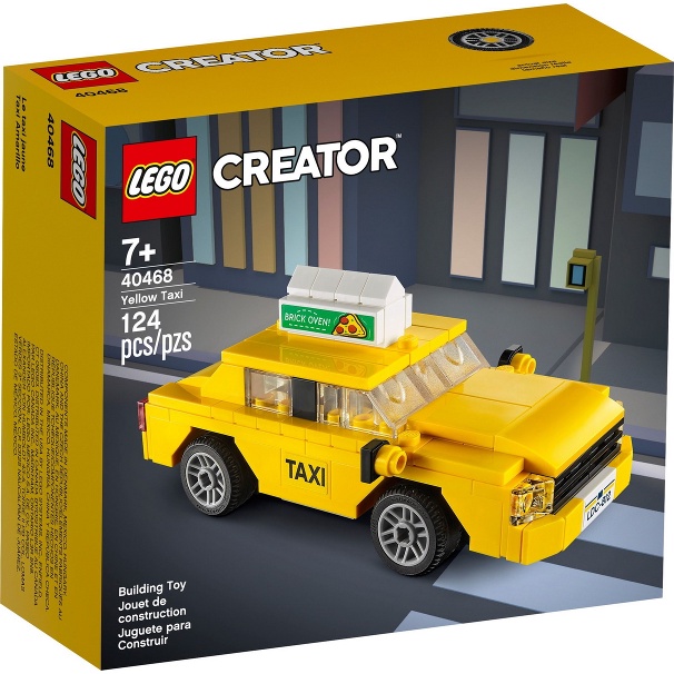 LEGO 樂高 40468 BrickHeadz系列 Yellow Taxi 黃色計程車