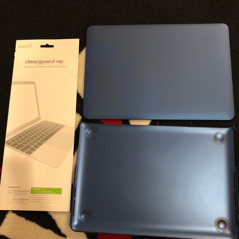 Moshi Apple MacBook Pro 13 retina 專用藍色霧面硬殼+鍵盤膜