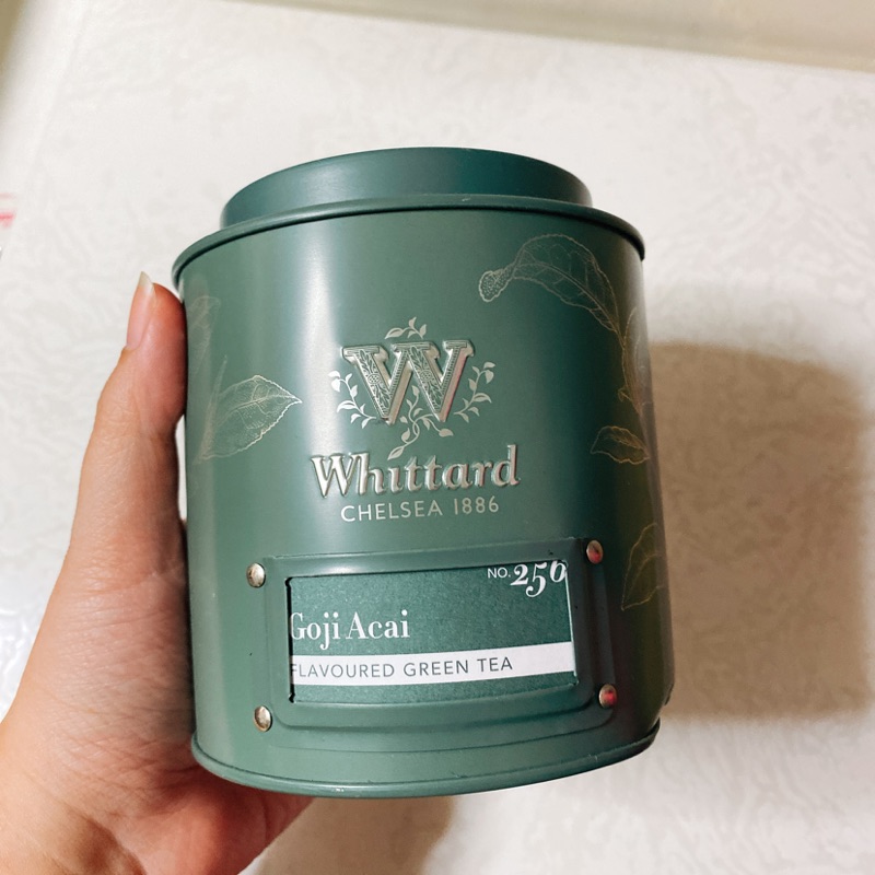 「現貨」Whittard 枸杞巴西莓綠茶（含鐵罐）