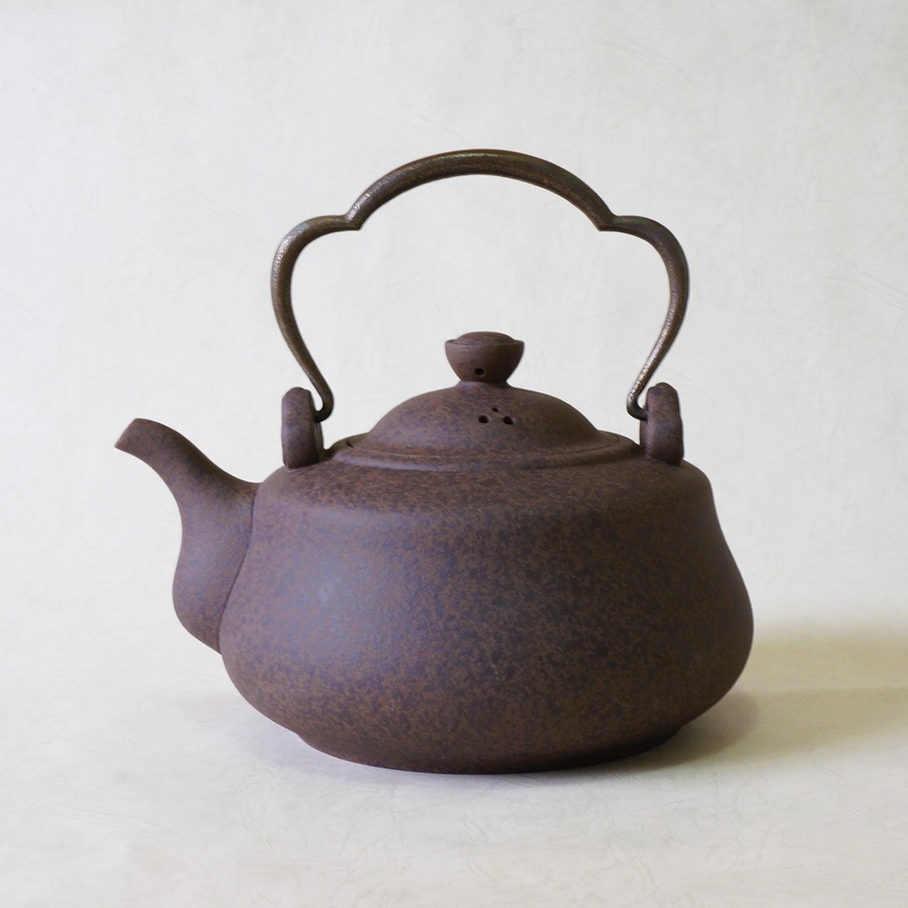 【台灣製造】茶具 燒水壺 鶯歌陶藝之美 仿鐵燒水壺 1600CC 茶壺 茶具 泡茶壺