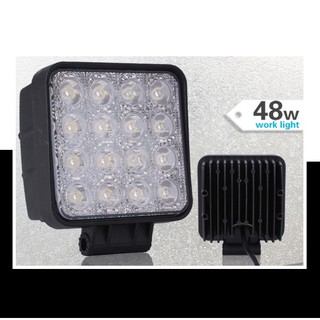 年終特價 48W LED工作燈 保證亮 12V ~24V LED燈 霧燈 日行燈 探照燈 怪手 貨車 露營燈