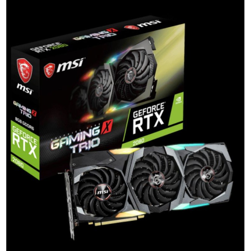 msi geforce rtx 2080 super gaming x trio 8gb