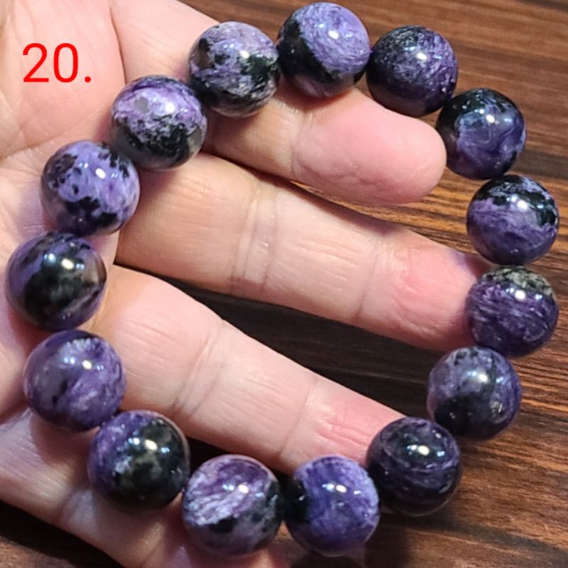紫龍晶 手鍊 手環 手珠 15mm 天然❤水晶玉石特賣#R029-9