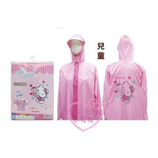 ♥小花花日本精品♥HelloKitty兒童xs雨衣前開式雨衣32097603