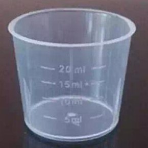 【現貨】20 毫升/20cc 料量杯廚房烹飪 20毫升透明PC杯塑料小量杯帶刻度