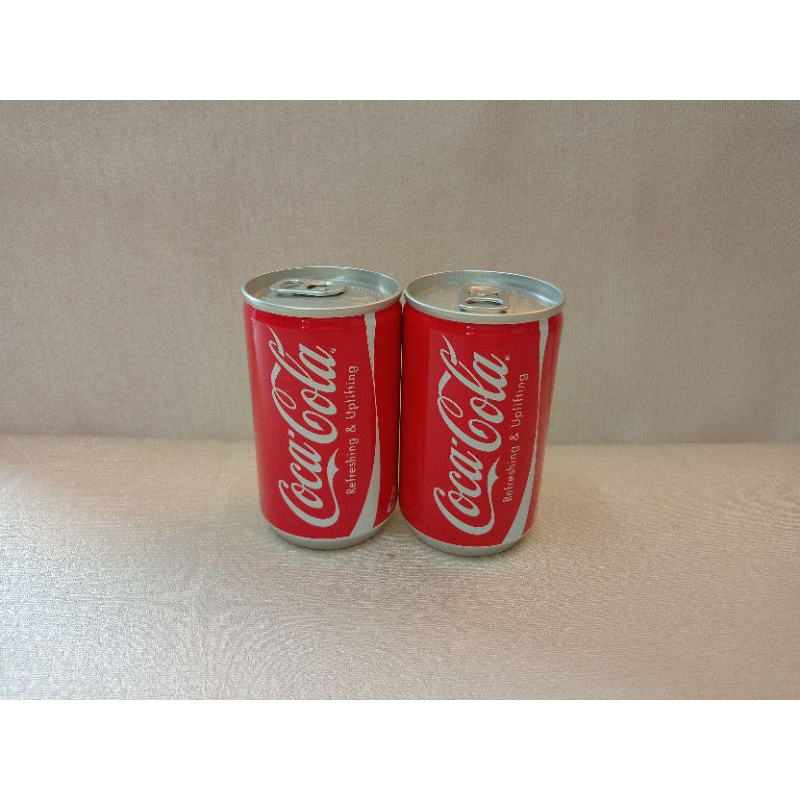 日本 2009 2011 可口可樂 Coca Cola 160ml 160毫升 迷你罐 鋁罐 兩罐一組