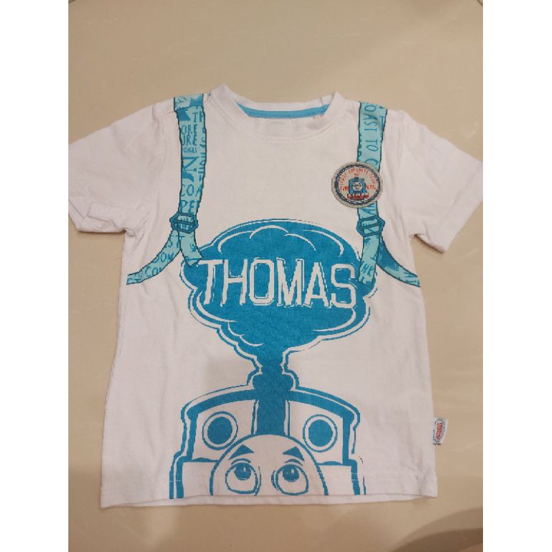 全新 湯瑪士 背包造型短袖上衣 T恤 120cm Thomas 湯瑪仕 湯馬士