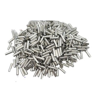 X-FREE 鋁製線尾套 尾套 集線尾扣 線套 線用鋁套(袋裝100顆-平頭款)[05200456]