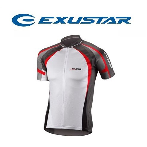 EXUSTAR 自行車短車衣 袖口鬆緊帶設計 下襬處矽膠止滑條 E-CJ64