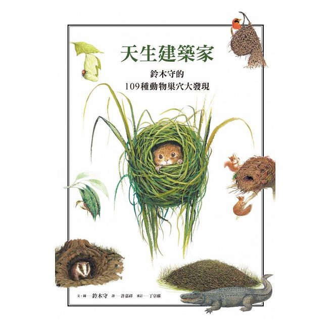 繪本館 遠流出版 天生建築家 鈴木守的109種動物巢穴大發現 蝦皮購物