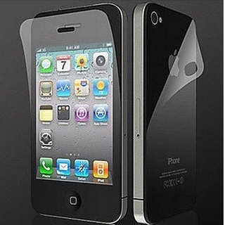 【東京數位】全新一代 APPLE Iphone 4 /4s 蘋果 螢幕 高透膜 全身貼+擦布 前後膜 保護貼 保護膜