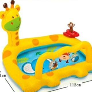 🐳 INTEX長頸鹿泳池 兒童充氣泳池 兒童玩具 充氣玩具 水上活動用品 夏天消暑 泳池 戲水池 玩水 親子