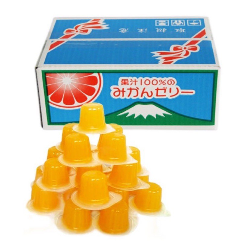日本 AS 100%果汁果凍禮盒 橘子風味