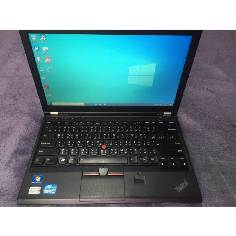 LENOVO X230輕巧商務IPS廣視角二手中古筆電i5三代/4G/120GSSD/Intel HD/12”IPS螢幕