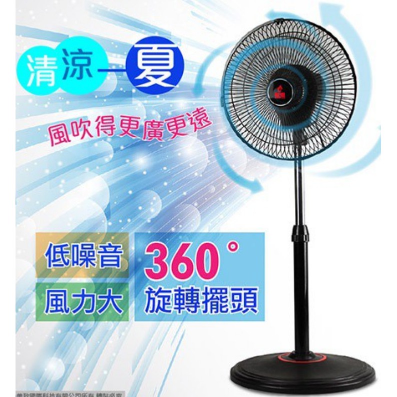 (我最便宜) 勳風12吋 涼風扇 HF-B1282 超循環360度擺頭 電風扇 立扇 循環扇