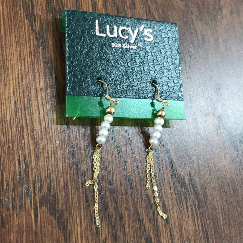 Lucy’s珍珠垂墜耳環 編號24
