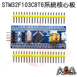 火焱魚 STM32F103C8T6最小系統板 微控制器 核心板 STM32 ARM Arduino 模組 學術研究電子模組