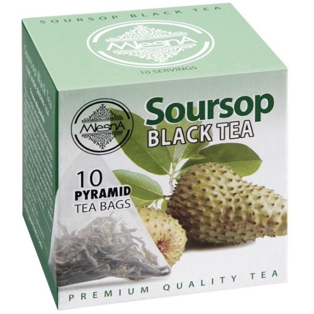 新貨到【即享萌茶】MlesnA Soursop Black Tea曼斯納刺果番荔枝紅茶10茶包/盒促銷中