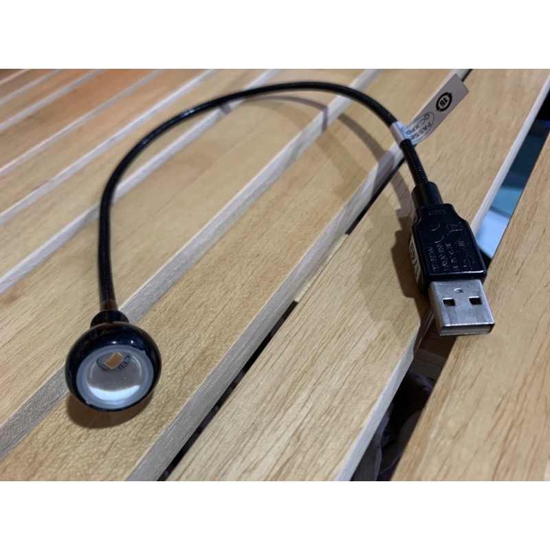 IKEA JANSJÖ USB LED燈 小燈 黑色 線可以彎折 小夜燈 筆電燈 手電筒 接行動電源