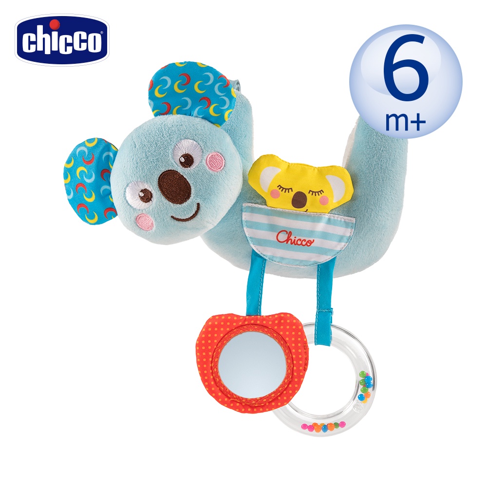chicco-多功能吊掛玩具(無尾熊/長頸鹿大象) 推車玩具 吊掛玩具 刺激五感發展