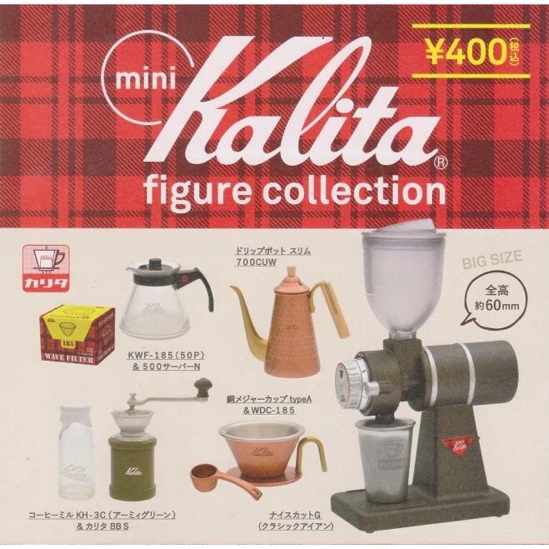 Kalita咖啡 P2 第二代 扭蛋 人物誌 全新已拆封 附蛋紙 不附蛋殼