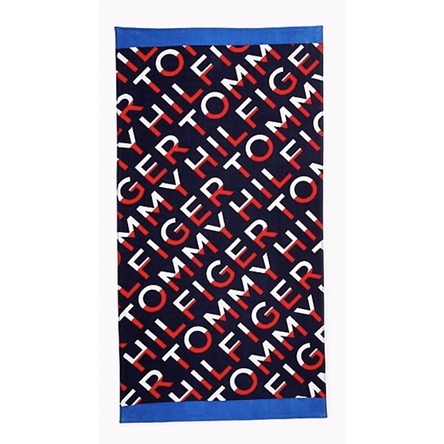 TOMMY HILFIGER DIAGONAL BEACH TOWEL海灘浴巾 大浴巾