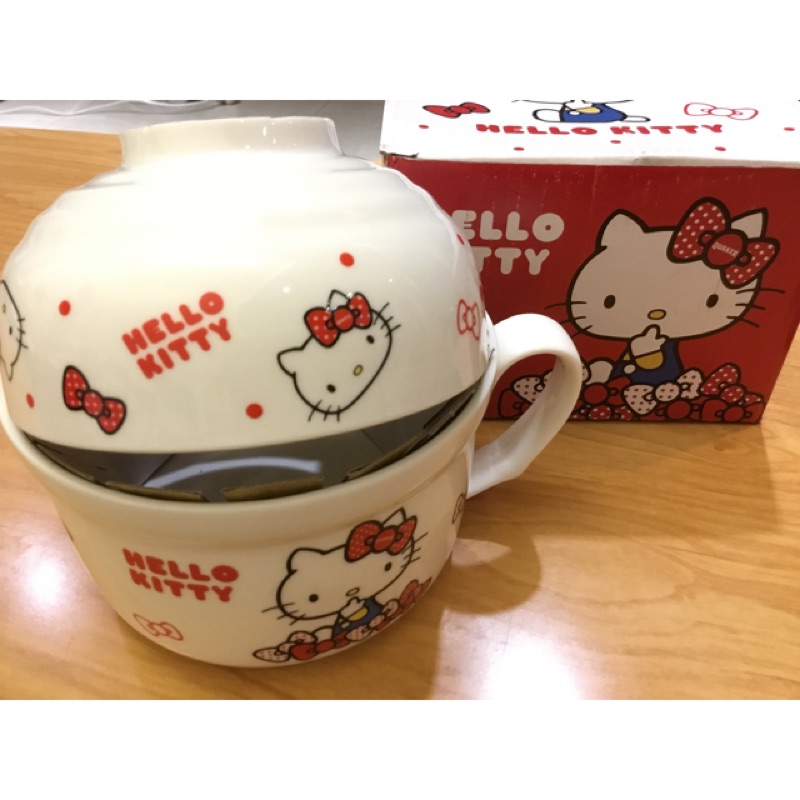 Hello Kitty泡麵碗