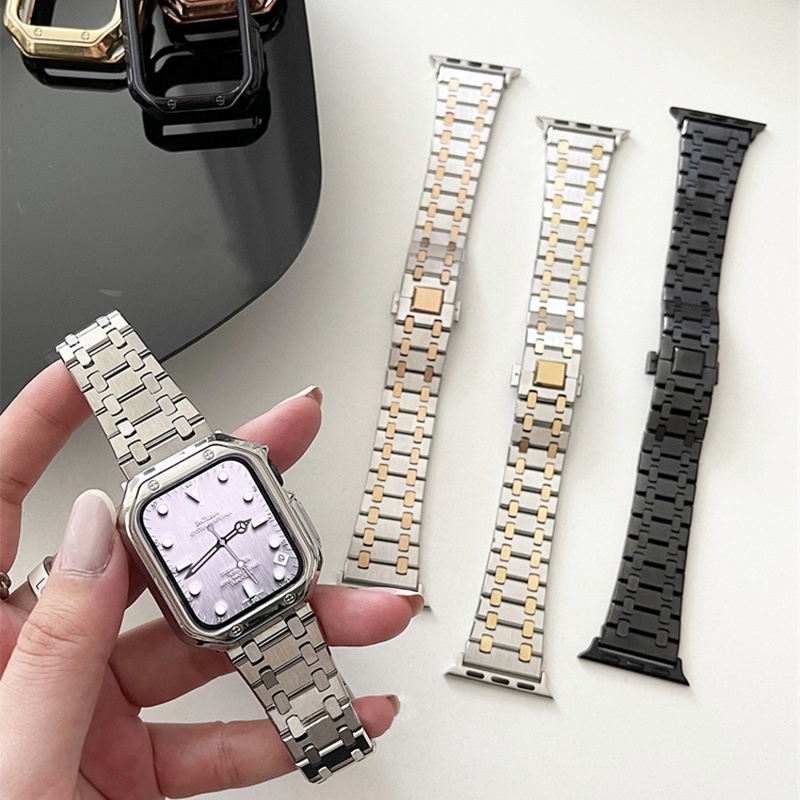 Matal 錶帶 Apple Watch 錶帶 7 41mm 45mm TPU 錶殼, 帶 iwatch 5 4 3 2