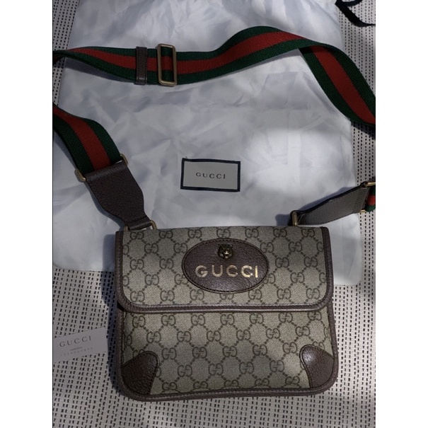 《Gucci古馳》🐯 二手精品包 gucci 斜背包 三層 古馳 女包 虎頭 包包 帆布包 經典 Gucci 潮流