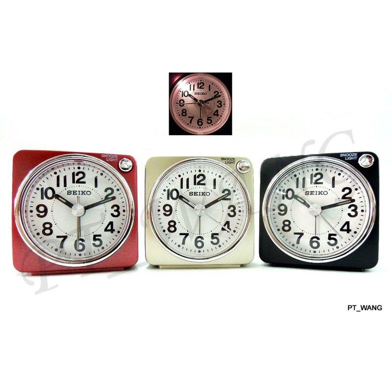 【極緻時計】日本 精工 SEIKO 燈光 靜音 時鐘 鬧鐘 QHE118，QHE118R，QHE118G
