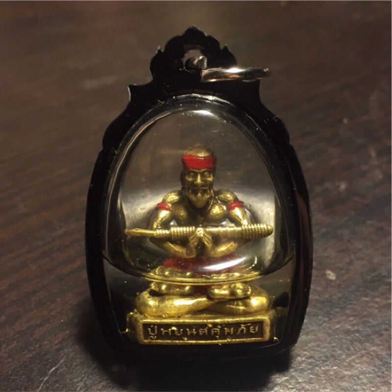 阿贊寶珠 2562lp Sanserit Wat Phukaothong 帶刀魂魄勇 金身油版 蝦皮購物